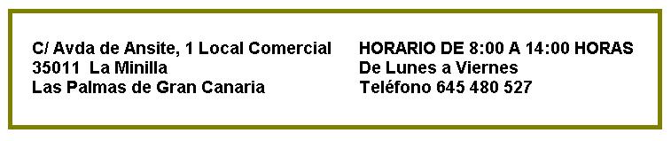 Direcci�n de la empresa